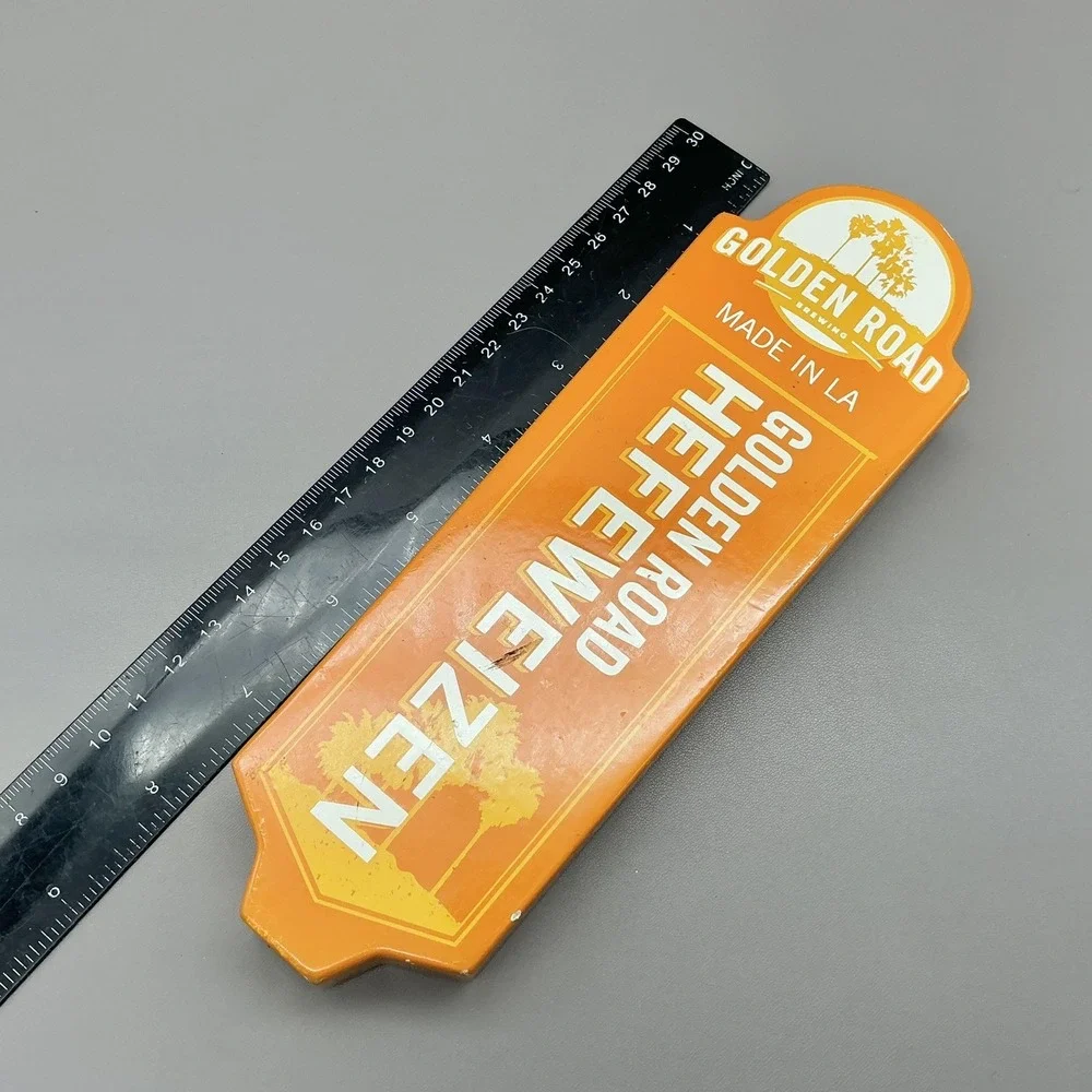 Golden Road Brewing Hefeweizen Beer‎ Tap Handle Orange Made In LA Draft Bar